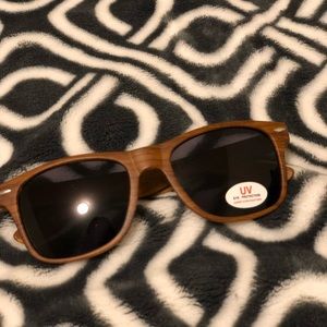 LL Bean sunglasses wood print